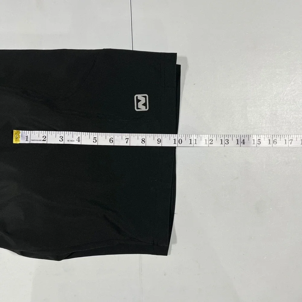 Nishiki Mens Black Mountain Biking Shorts Size Large Adjustable Waist MTB Trail